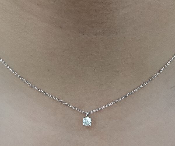 台中流當品拍賣 美品 TIFFANY&CO 蒂芬妮 8心8箭 30分 鑽墬含鉑金鍊 盒單齊全 喜歡價可議 KS022