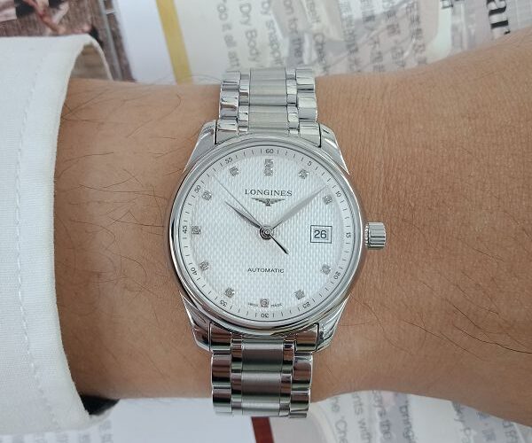 台中當舖流當品 原裝 LONGINES 浪琴 巨擎 大三針 自動 女錶 盒單齊全 9成9新 喜歡價可議 KR022