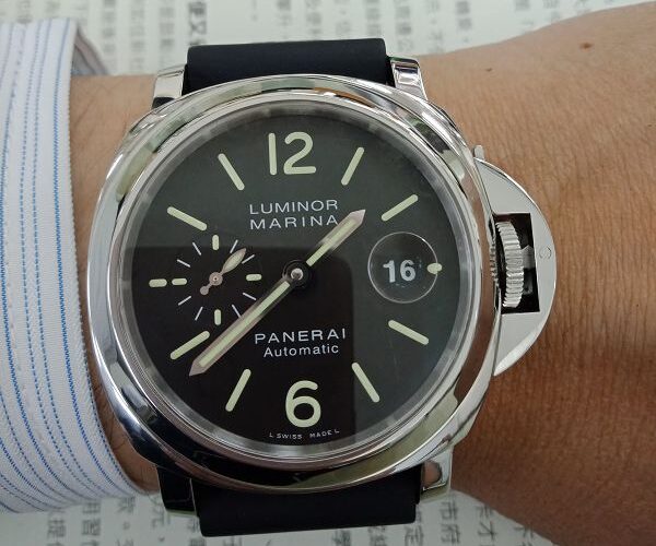 台中流當品拍賣 原裝 PANERAI 沛納海 PAM104 不銹鋼 自動 盒單齊全 9成5新 喜歡價可議 KR048