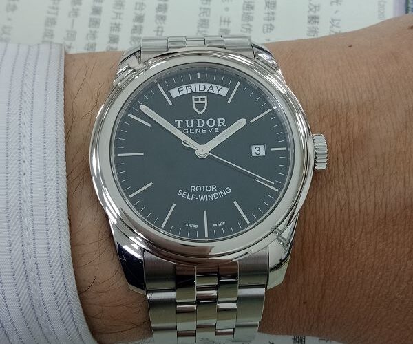 流當手錶拍賣 原裝 TUDOR 帝舵 不銹鋼 自動上鍊 男錶 9成5新 喜歡價可議 KR050